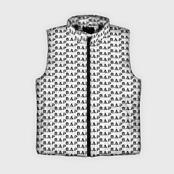 Женский жилет B A P pattern logo, цвет: 3D-черный