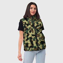 Женский жилет Военный камуфляж, цвет: 3D-красный — фото 2