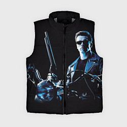 Женский жилет Терминатор art, цвет: 3D-светло-серый