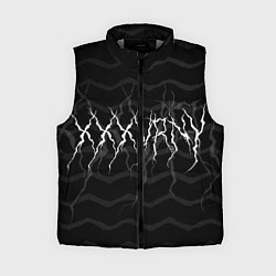 Женский жилет Испорченный Текст, цвет: 3D-светло-серый