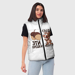 Женский жилет ОреШки Сводят с Ума, цвет: 3D-светло-серый — фото 2