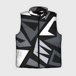 Женский жилет Геометрический камуфляж, цвет: 3D-красный