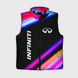 Женский жилет Infiniti speed lights, цвет: 3D-черный