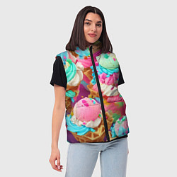 Женский жилет Сладкая жизнь, цвет: 3D-светло-серый — фото 2