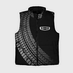 Женский жилет Geely tire tracks, цвет: 3D-черный
