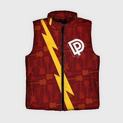 Женский жилет Deep Purple гитары и молния