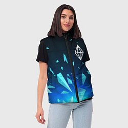 Женский жилет The Sims взрыв частиц, цвет: 3D-черный — фото 2