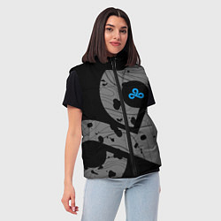 Женский жилет Форма Cloud 9 black, цвет: 3D-красный — фото 2