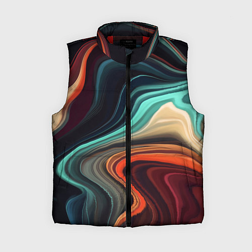 Женский жилет Малахитовая / 3D-Красный – фото 1