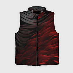 Женский жилет Темно-красная текстура