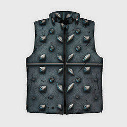 Женский жилет Металлический шипованный паттерн