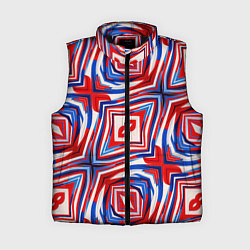 Женский жилет Красная маска абстракция