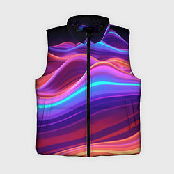 Женский жилет Волны из неона