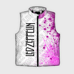 Женский жилет Led Zeppelin rock legends: по-вертикали, цвет: 3D-черный