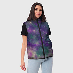 Женский жилет Космос День и ночь, цвет: 3D-красный — фото 2