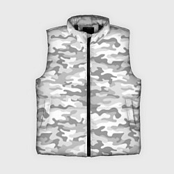 Женский жилет Камуфляж серый, цвет: 3D-черный