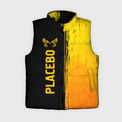 Женский жилет Placebo - gold gradient: по-вертикали, цвет: 3D-черный