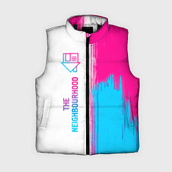 Женский жилет The Neighbourhood neon gradient style: по-вертикал, цвет: 3D-черный