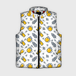 Женский жилет Пиво пенное, цвет: 3D-красный