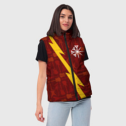 Женский жилет Nightwish гитары и молния, цвет: 3D-черный — фото 2