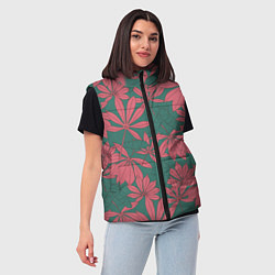 Женский жилет Pink nature, цвет: 3D-черный — фото 2