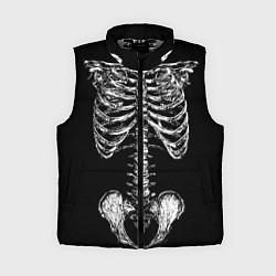 Женский жилет Скелет человека, цвет: 3D-светло-серый