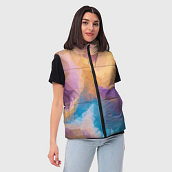 Женский жилет Abstract fantasy, цвет: 3D-светло-серый — фото 2