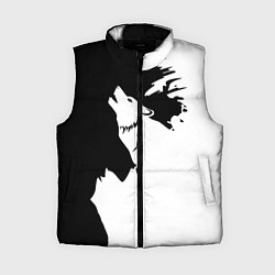 Женский жилет Волчий вой в горах, цвет: 3D-черный