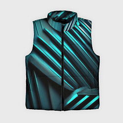 Женский жилет Объемные полосы