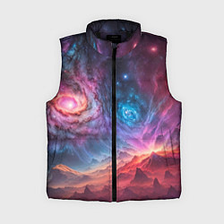 Женский жилет На задворках вселенной, цвет: 3D-черный