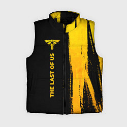 Женский жилет The Last Of Us - gold gradient: по-вертикали, цвет: 3D-черный