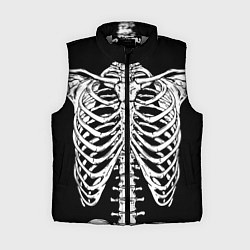 Женский жилет Skeleton ribs, цвет: 3D-светло-серый