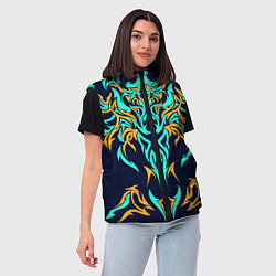 Женский жилет Колючий, цвет: 3D-черный — фото 2