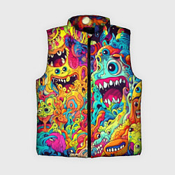 Женский жилет Космические зубастые чудовища