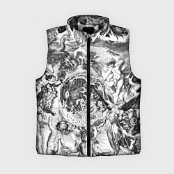 Женский жилет Тату битвы ангелов и демонов