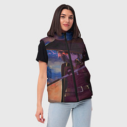 Женский жилет Коносуба Мэгумин, цвет: 3D-светло-серый — фото 2