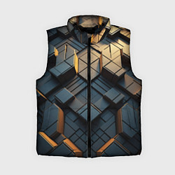 Женский жилет Объемные кубы