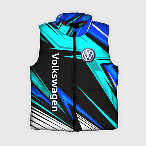 Женский жилет Фольцваген - sport uniform / 3D-Красный – фото 1