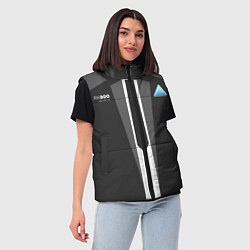 Женский жилет Detroit: Become classy human, цвет: 3D-черный — фото 2