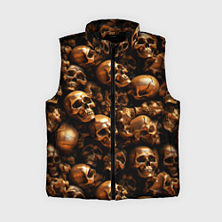 Женский жилет Медные черепа