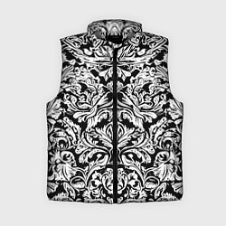 Женский жилет Floral pattern - irezumi - neural network, цвет: 3D-светло-серый