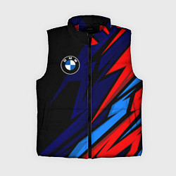 Женский жилет BMW - m colors and black