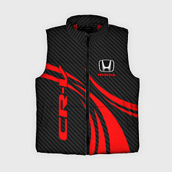 Женский жилет Honda CR-V - красный и карбон, цвет: 3D-красный