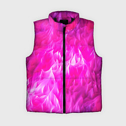Женский жилет Pink texture, цвет: 3D-черный