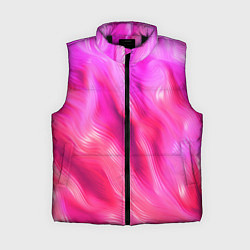Женский жилет Pink abstract texture