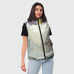 Женский жилет Цвета прованса, цвет: 3D-светло-серый — фото 2