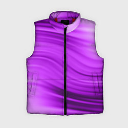 Женский жилет Розово фиолетовый абстрактный узор волны