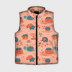 Женский жилет Осенние лягушки