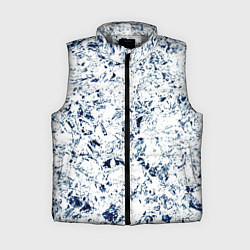 Женский жилет Паттерн ледяные вершины гор, цвет: 3D-светло-серый