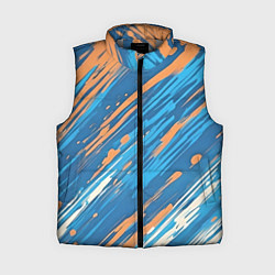 Женский жилет Абстракция синяя